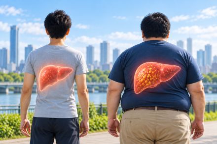 非肥満MASLD、死亡・臨床転帰に肥満例と差なし