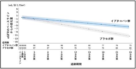 イプタコパン、東アジア人IgA腎症でも腎機能低下を抑制